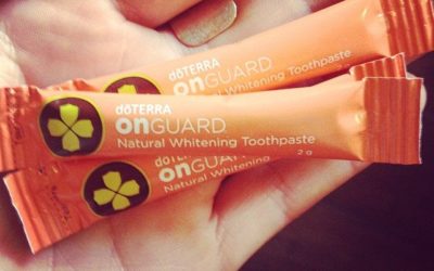 March Member Sample, doTERRA Natural Whitening Toothpaste