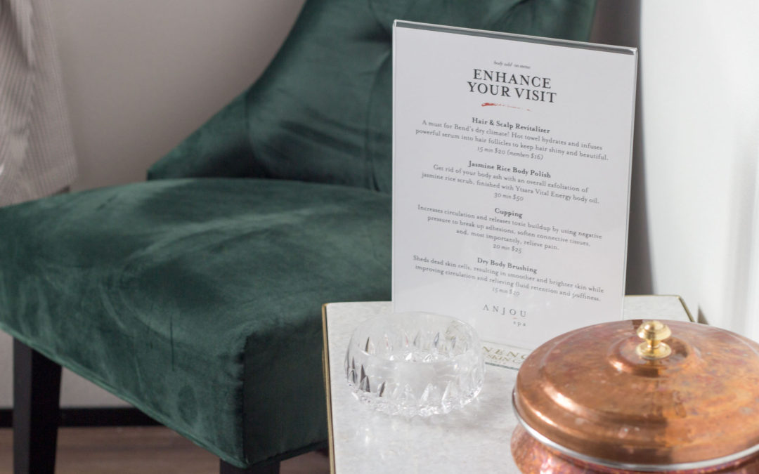 Anjou Spa Menu, Add-on Treatments to Enhance your Visit