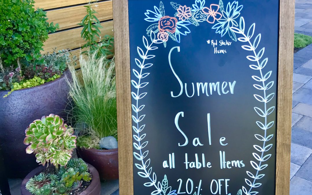 Summer Sale through July 31st!