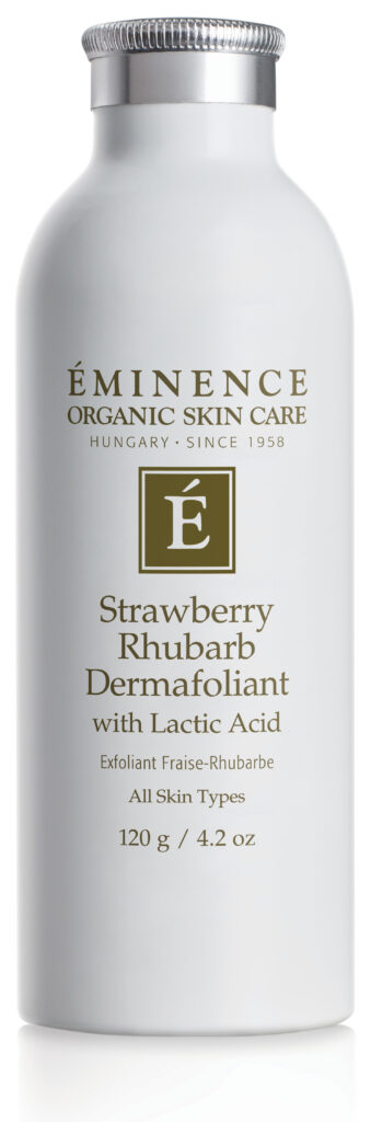 eminence organics strawberry rhubarb dermafoliant spa member sample august anjou spa 